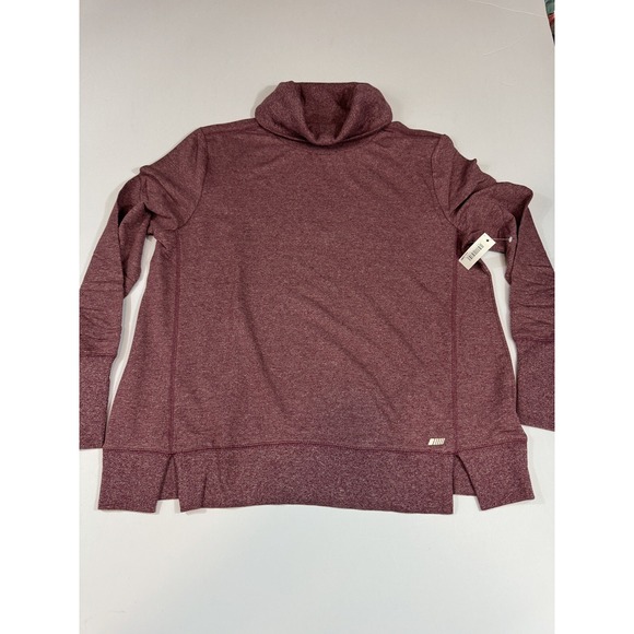 Amazon Essentials Women's Studio Terry Long-Sleeve Funnel Neck Sweatshirt, Sz L - Picture 3 of 7